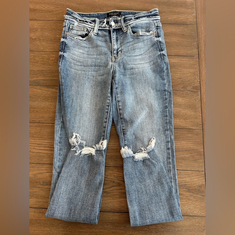 Judy Blue Skinny Fit Classic Denim Jeans Size 3/26 - Picture 2 of 6